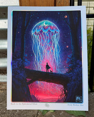 Bask in the Ephemeral Glow - Foil Print