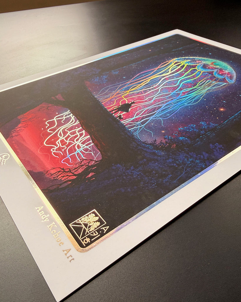Bask in the Ephemeral Glow - Foil Print