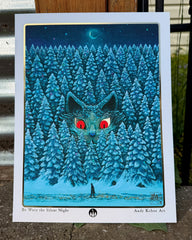 Be Wary the Silent Night - Foil Print