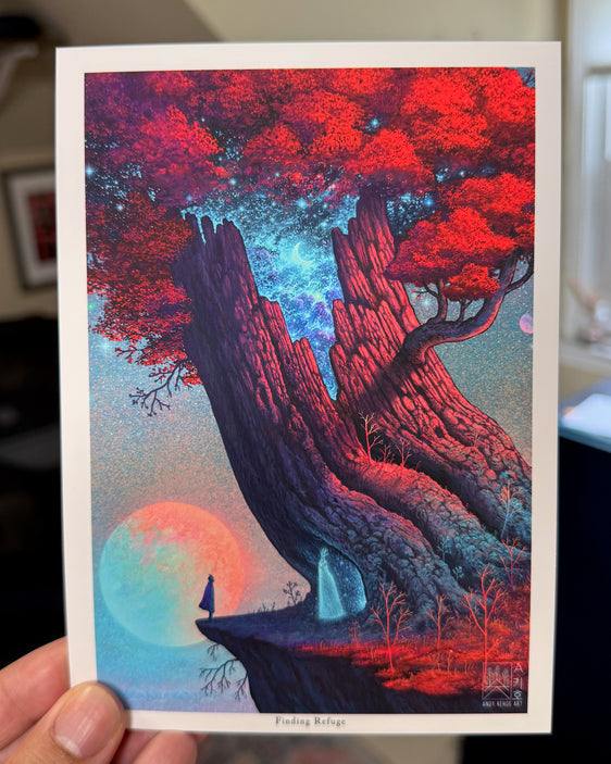 Finding Refuge - Postcard