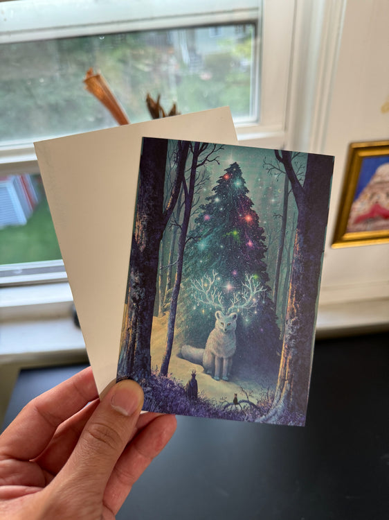 Light of the Wintertide - Greeting Card